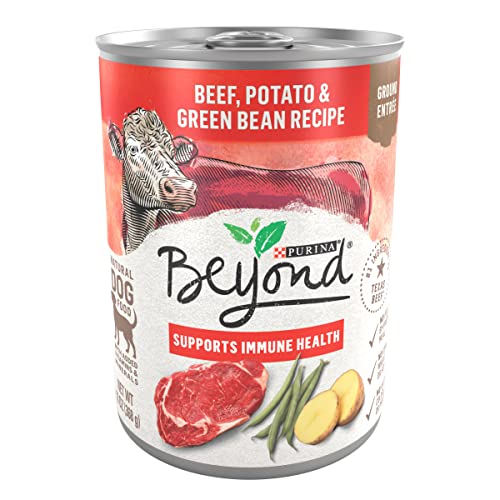 Purina Beyond Beef, Potato, and Green Bean Grain Free Wet Dog Food Natural Pate with Added Vitamins and Minerals - (Pack of 12) 13 Oz. Cans Purina Beyond Beef, Potato, and Green Bean Grain Free Wet Dog Food Natural Pate with Added Vitamins and Minerals - (Pack of 12) 13 Oz. Cans