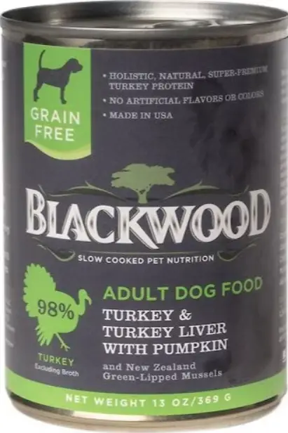 Blackwood Turkey & Turkey Liver with Pumpkin Grain-Free Adult Canned Dog Food