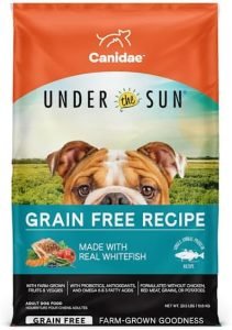 CANIDAE, Under The Sun, Grain Free Recipe Made with Real Whitefish