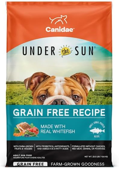 CANIDAE, Under The Sun, Grain Free Recipe Made with Real Whitefish
