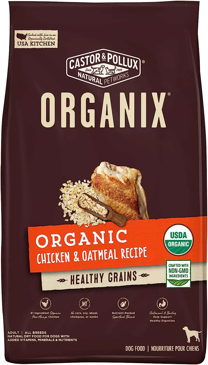 Castor & Pollux Organix, Organic Chicken & Oatmeal Recipe