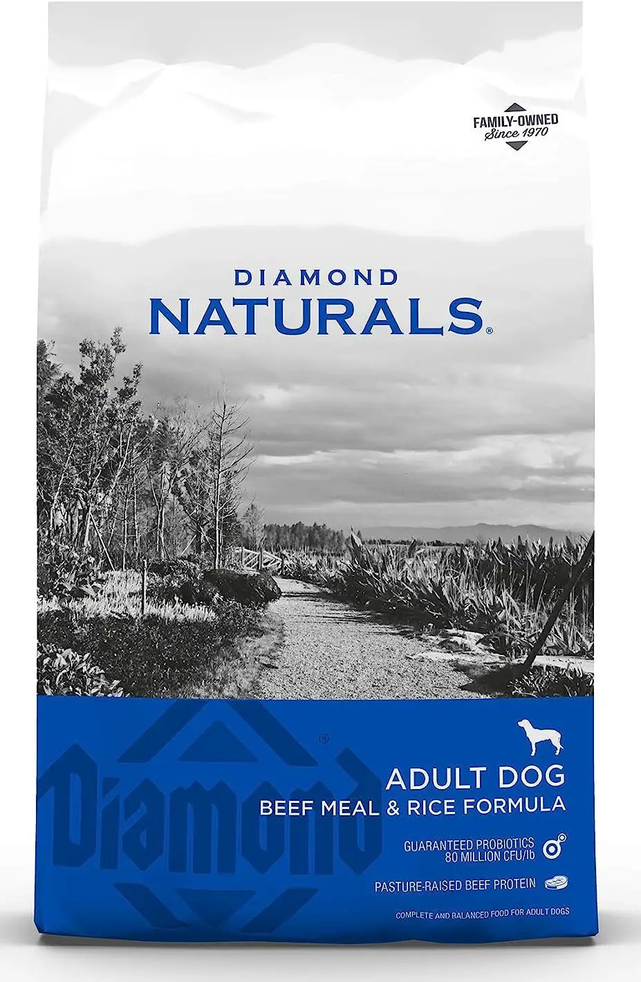 Diamond Naturals Dry Food for Adult Dog, Beef and Rice Formula