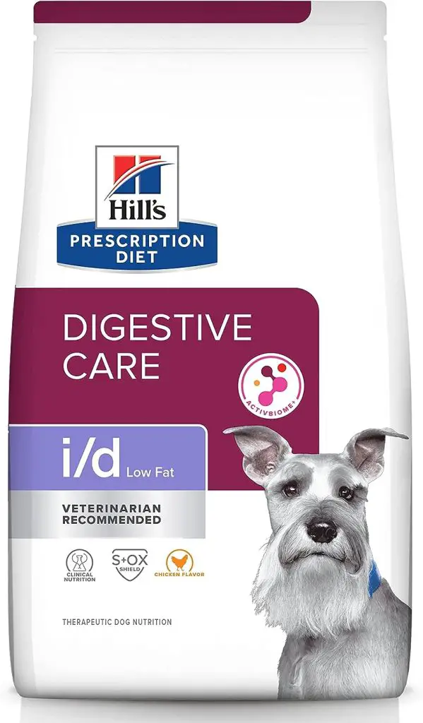 Hill's Prescription Diet i d Low Fat Digestive Care Chicken Flavor Dry Dog Food