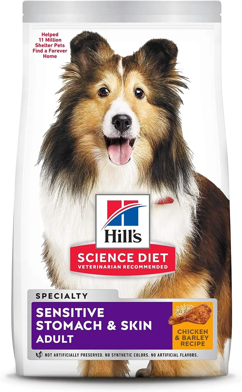 Hill's Science Diet Dry Dog Food, Adult, Sensitive Stomach & Skin
