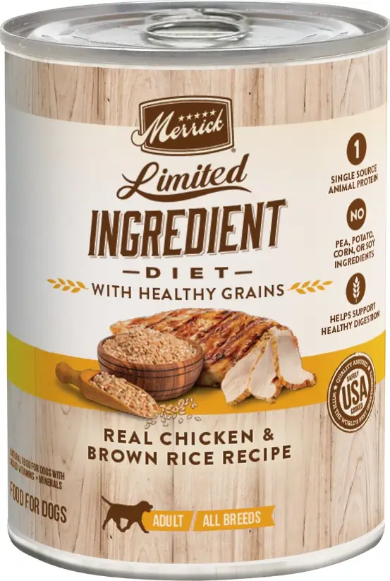 Merrick Limited Ingredient Diet Chicken & Brown Rice Recipe