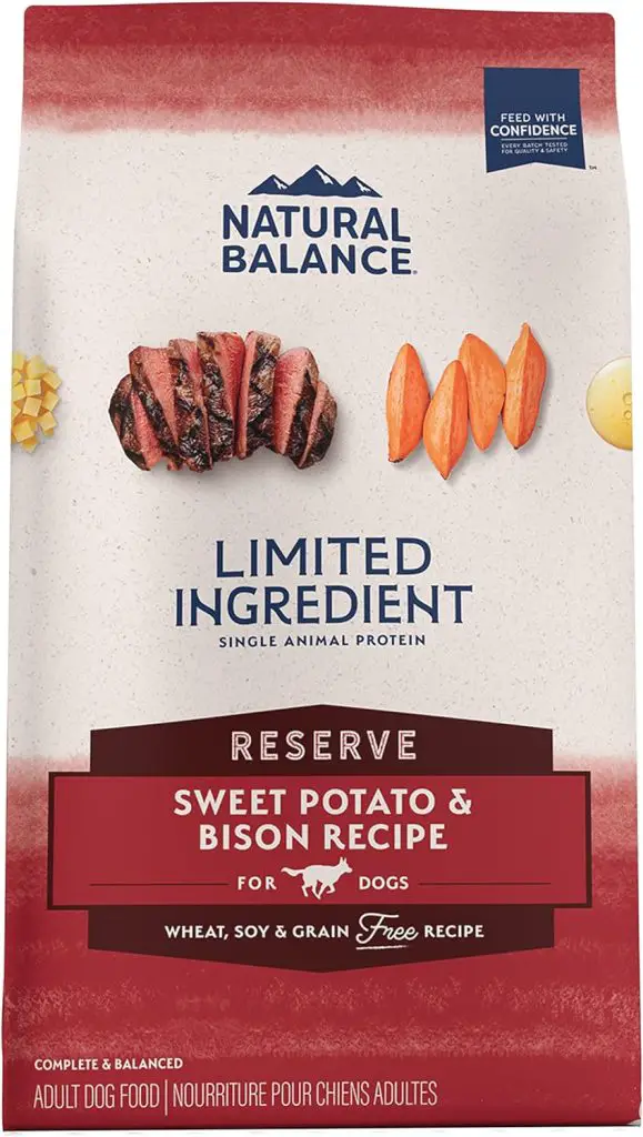 Natural Balance Limited Ingredient Reserve Sweet Potato & Bison Recipe