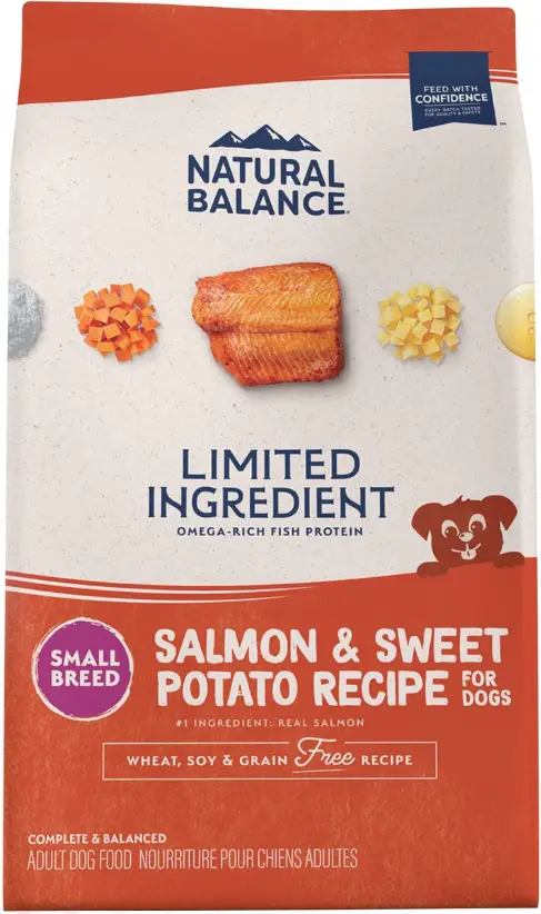 Natural Balance Limited Ingredient Small Breed, Salmon & Sweet Potato Recipe