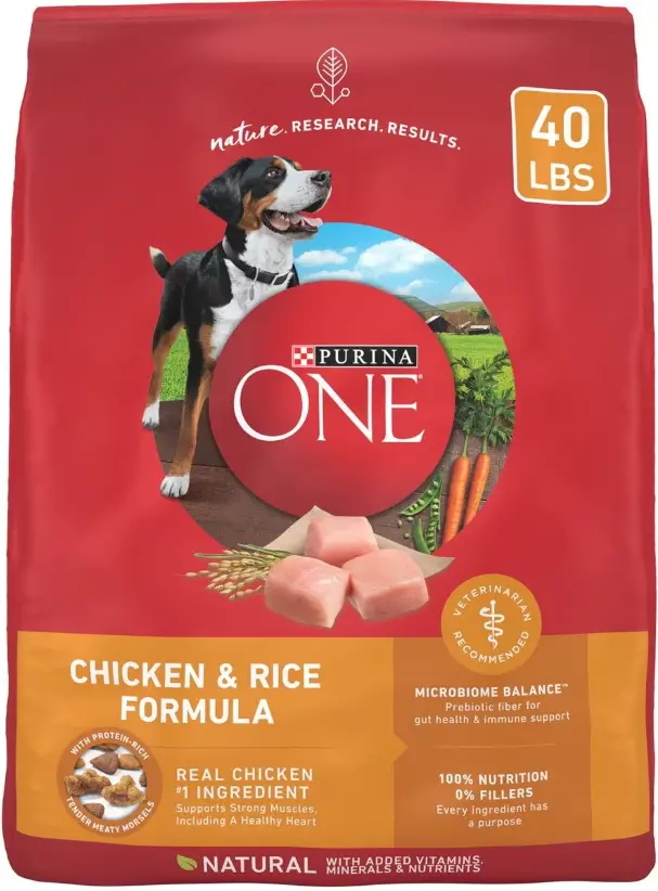 Purina One Chicken and Rice Formula