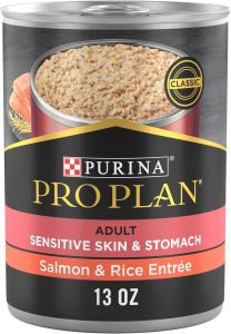 Purina Pro Plan Sensitive Skin and Stomach Salmon and Rice Entree