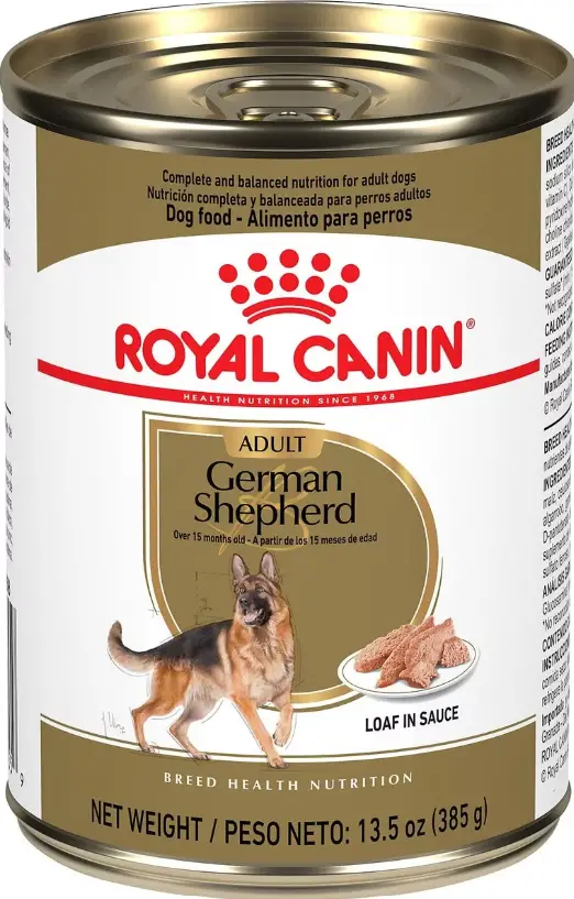 Royal Canin Breed Health Nutrition German Shepherd Adult Loaf in Sauce Canned Dog Food