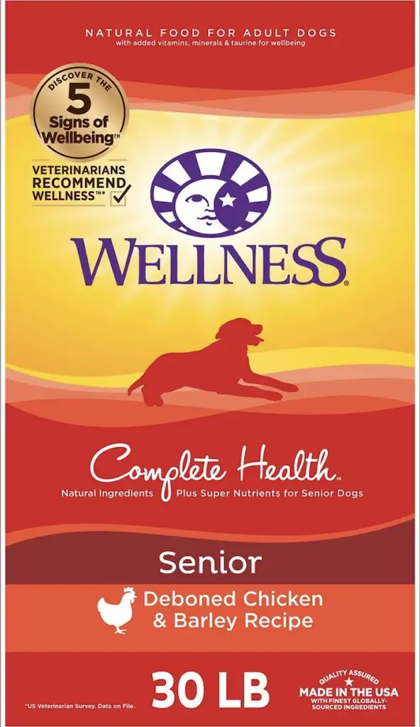 Wellness Complete Health Senior Deboned Chicken & Barley Dry Dog Food