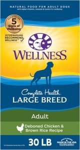 Wellness Large Breed Complete Health Adult Deboned Chicken & Brown Rice Recipe Dry Dog Food