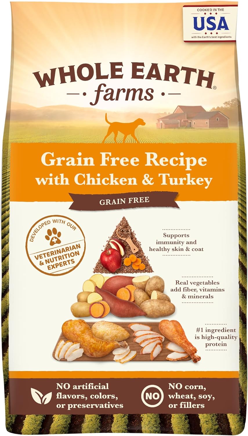 Whole Earth Farms Grain-Free Chicken & Turkey Recipe