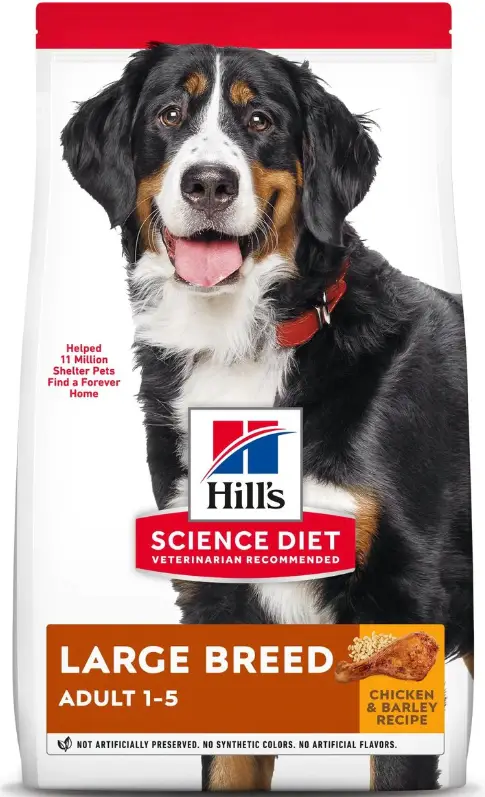 Hill's Science Diet, Large Breed Adult 1 to 5, Chicken & Barley Recipe