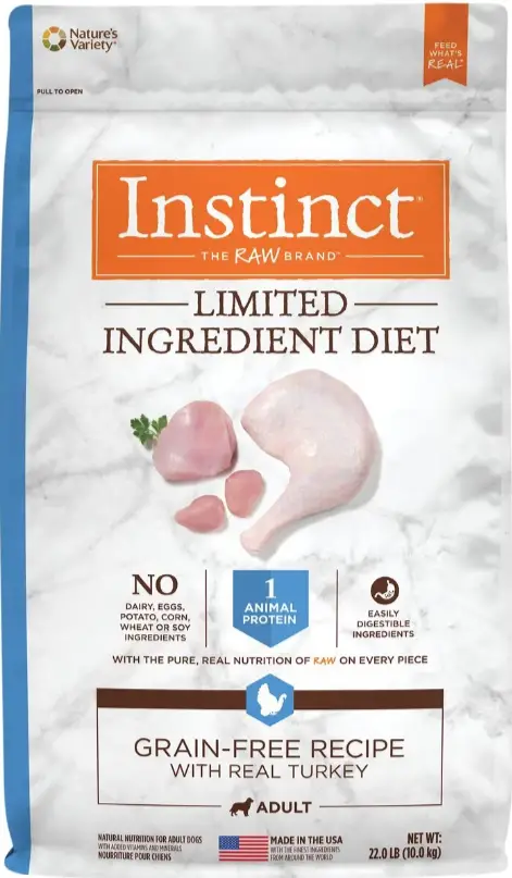 Instinct by Nature’s Variety Limited Ingredient Diet Small Breed Grain-Free Turkey Recipe Dry Dog Food