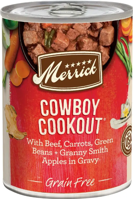Merrick Cowboy Cookout With Beef, Carrots & Green Beans