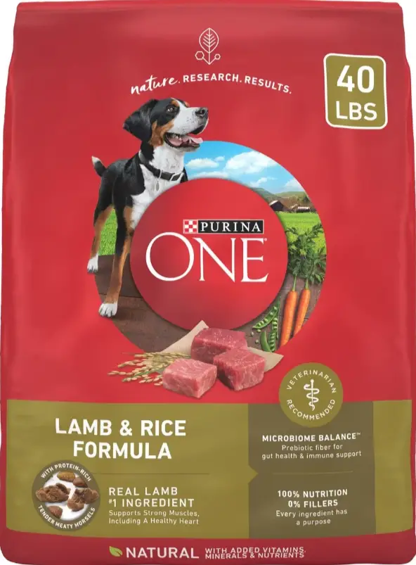 Purina One Dry Dog Food, Lamb & Rice Formula