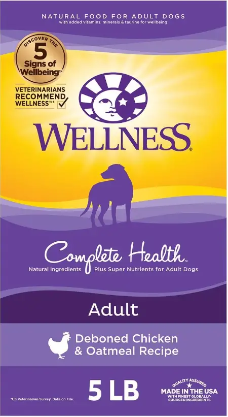 Wellness Complete Health Dry Dog Food Chicken & Oatmeal