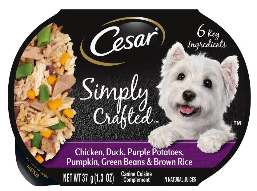 CESAR Simply Crafted Adult Wet Dog Food Meal Topper Variety Pack