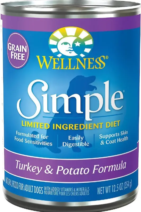 Wellness Simple Limited Ingredient Diet Turkey & Potato Formula Wet Dog Food